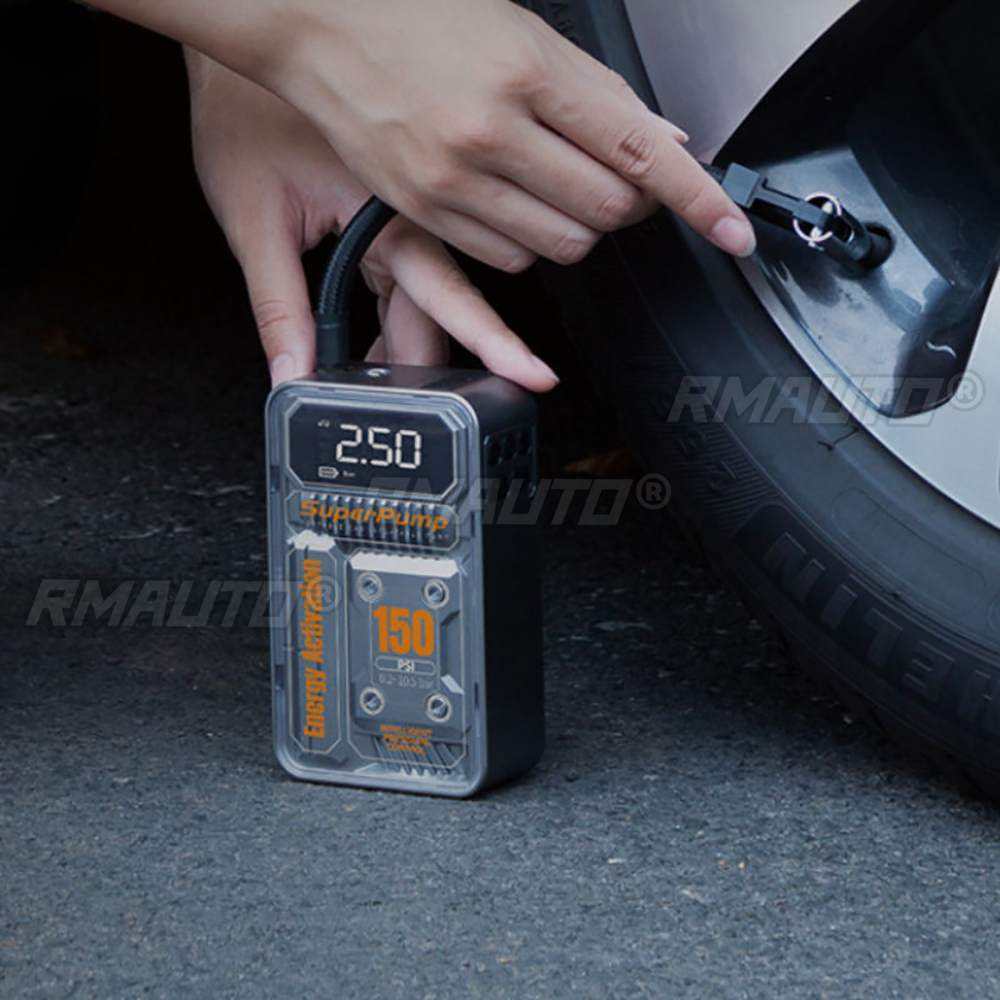 AirDrive Pro – Compresor Auto Portabil Wireless 150 PSI | Display LCD