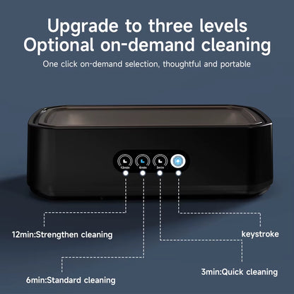 Introducing the 2025 Western Ultrasonic Cleaning Machine - 650ml Capacity for Jewelry, Glasses, and More with Touch Screen Control