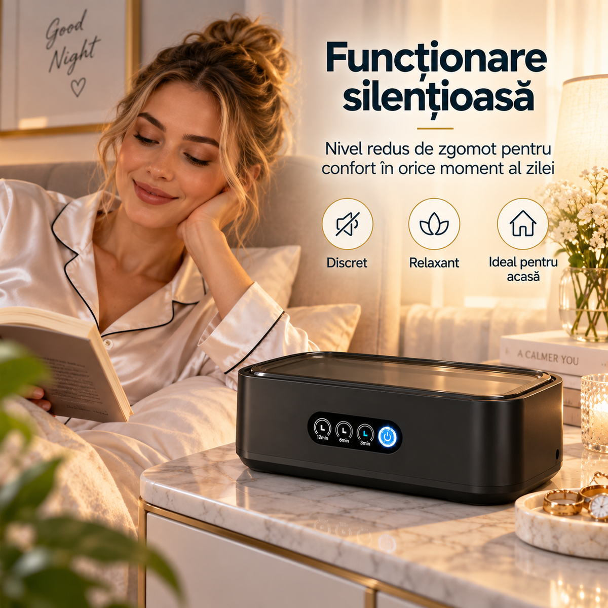 PureClean X81™ – Premium 49 kHz Ultrasonic Cleaner, 650 ml, 40 W, Digital Timer, for Jewelry, Eyeglasses and Accessories