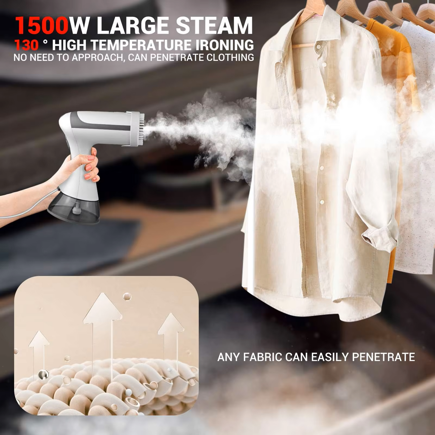 SteamEase Pro – Kit Premium pentru călcat cu aburi x4 buc