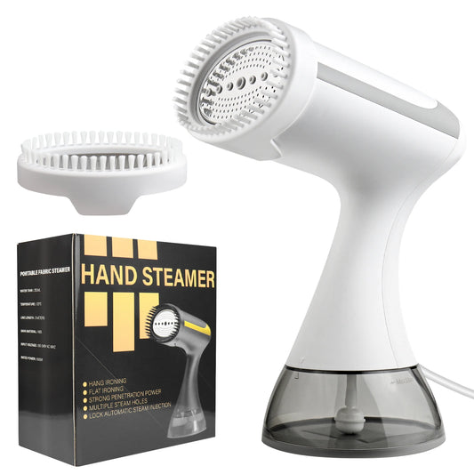 Experience Effortless Wrinkle Removal with the 1500W Portable Handheld Garment Steamer - Perfect for Home and Travel!