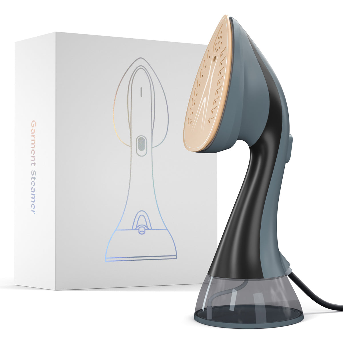 Défroisseur vapeur portable GS10 1500W – réservoir 300 ml, vapeur 130 °C, anti-fonctionnement à sec