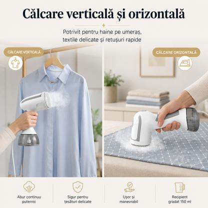 SteamEase Pro – Kit Premium pentru călcat cu aburi
