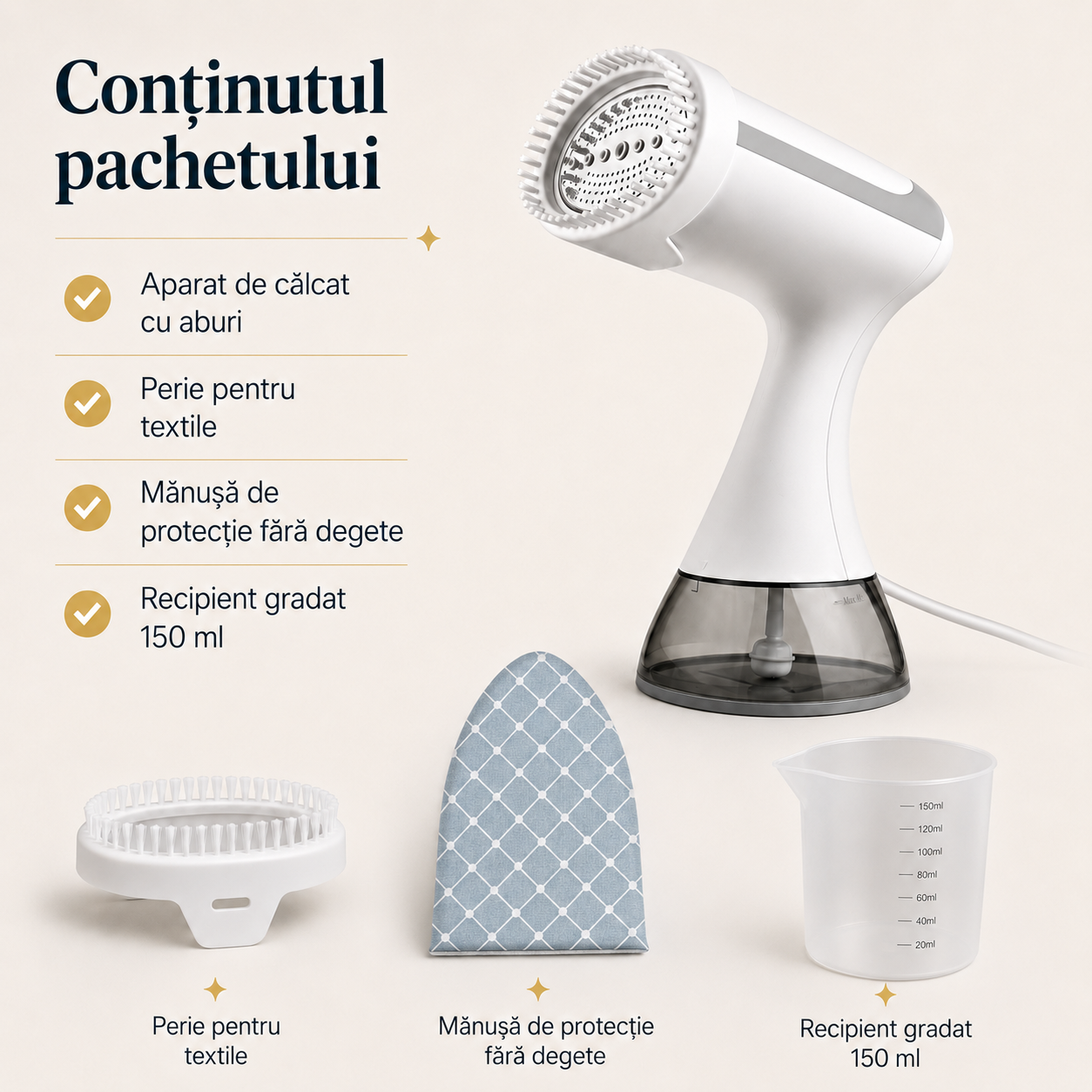 SteamEase Pro – Kit Premium pentru călcat cu aburi