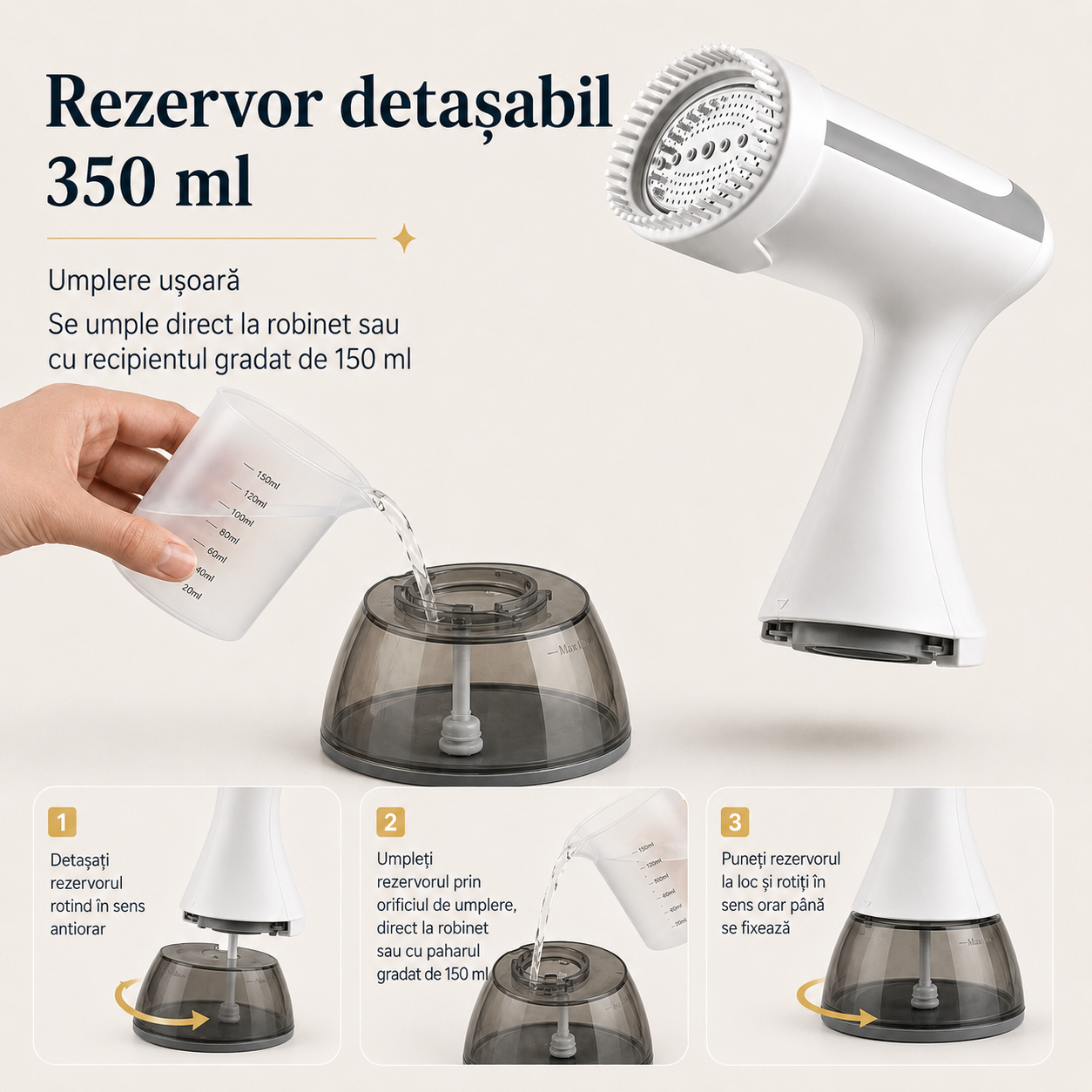 SteamEase Pro – Kit Premium pentru călcat cu aburi
