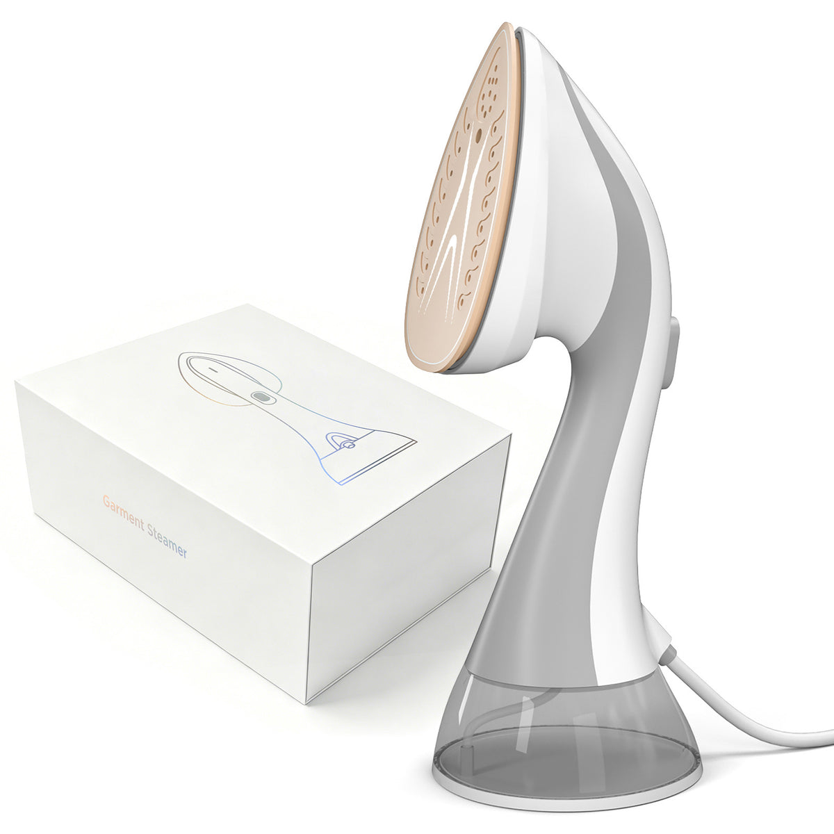 Défroisseur vapeur portable GS10 1500W – réservoir 300 ml, vapeur 130 °C, anti-fonctionnement à sec