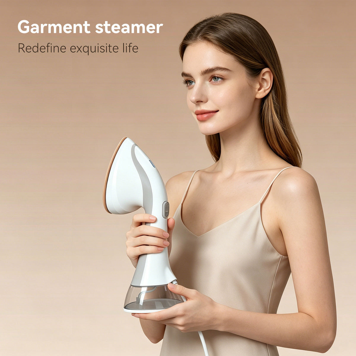 Défroisseur vapeur portable GS10 1500W – réservoir 300 ml, vapeur 130 °C, anti-fonctionnement à sec