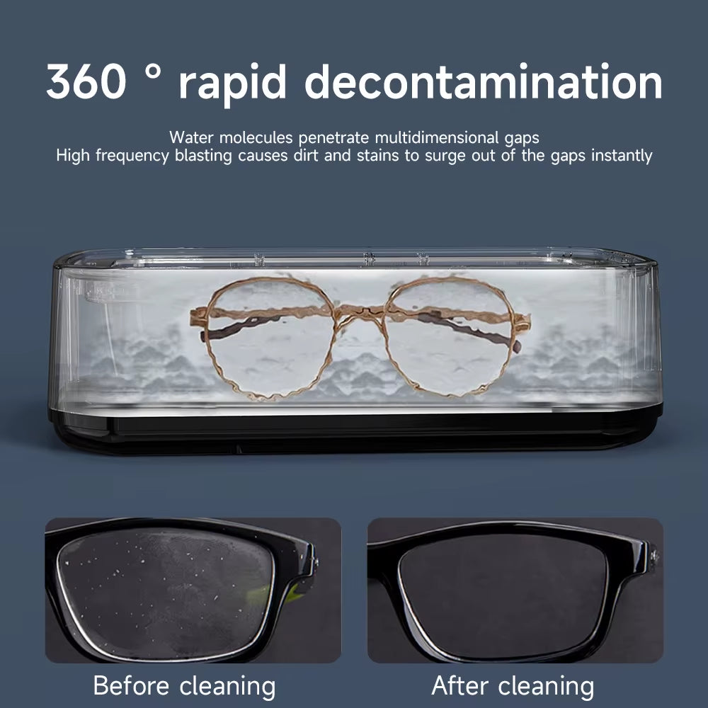Introducing the 2025 Western Ultrasonic Cleaning Machine - 650ml Capacity for Jewelry, Glasses, and More with Touch Screen Control