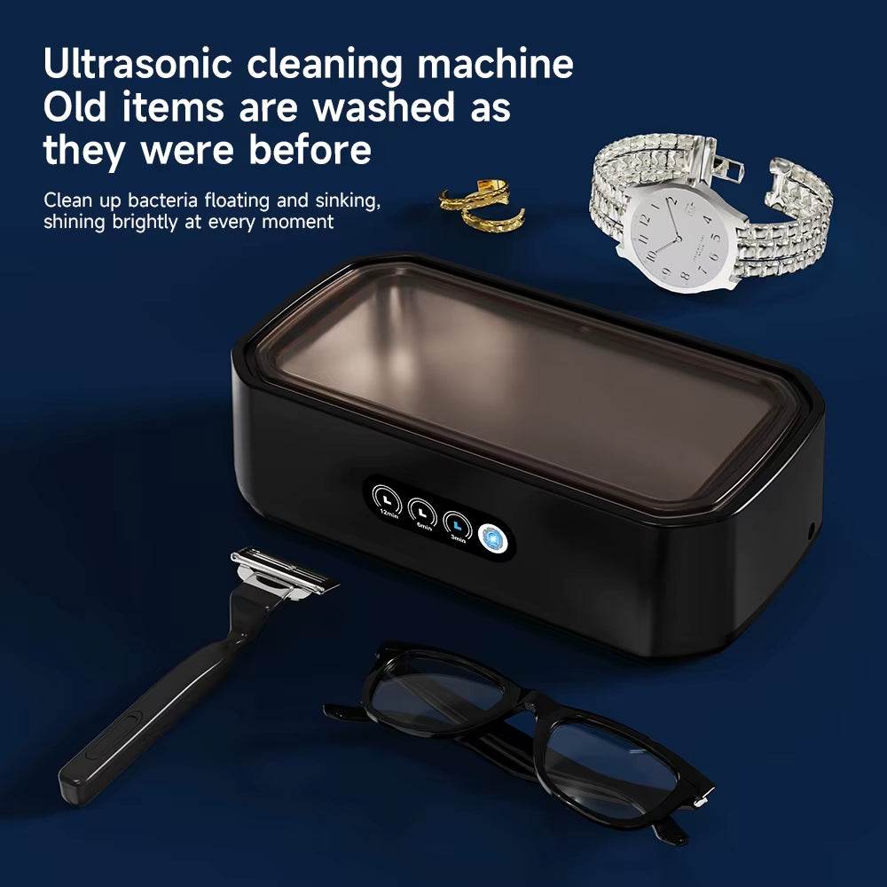 Introducing the 2025 Western Ultrasonic Cleaning Machine - 650ml Capacity for Jewelry, Glasses, and More with Touch Screen Control